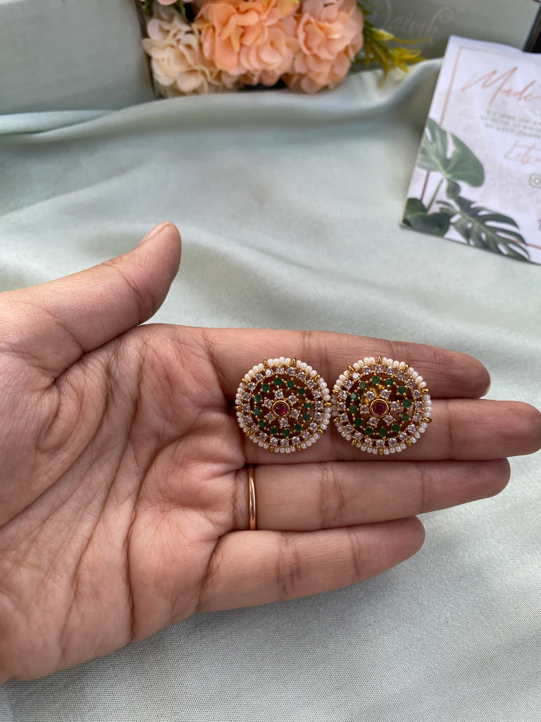 AD Pearl Designer Studs